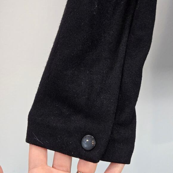 Rag and Bone Knit Blazer Jacket Black 2 - Picture 4 of 8